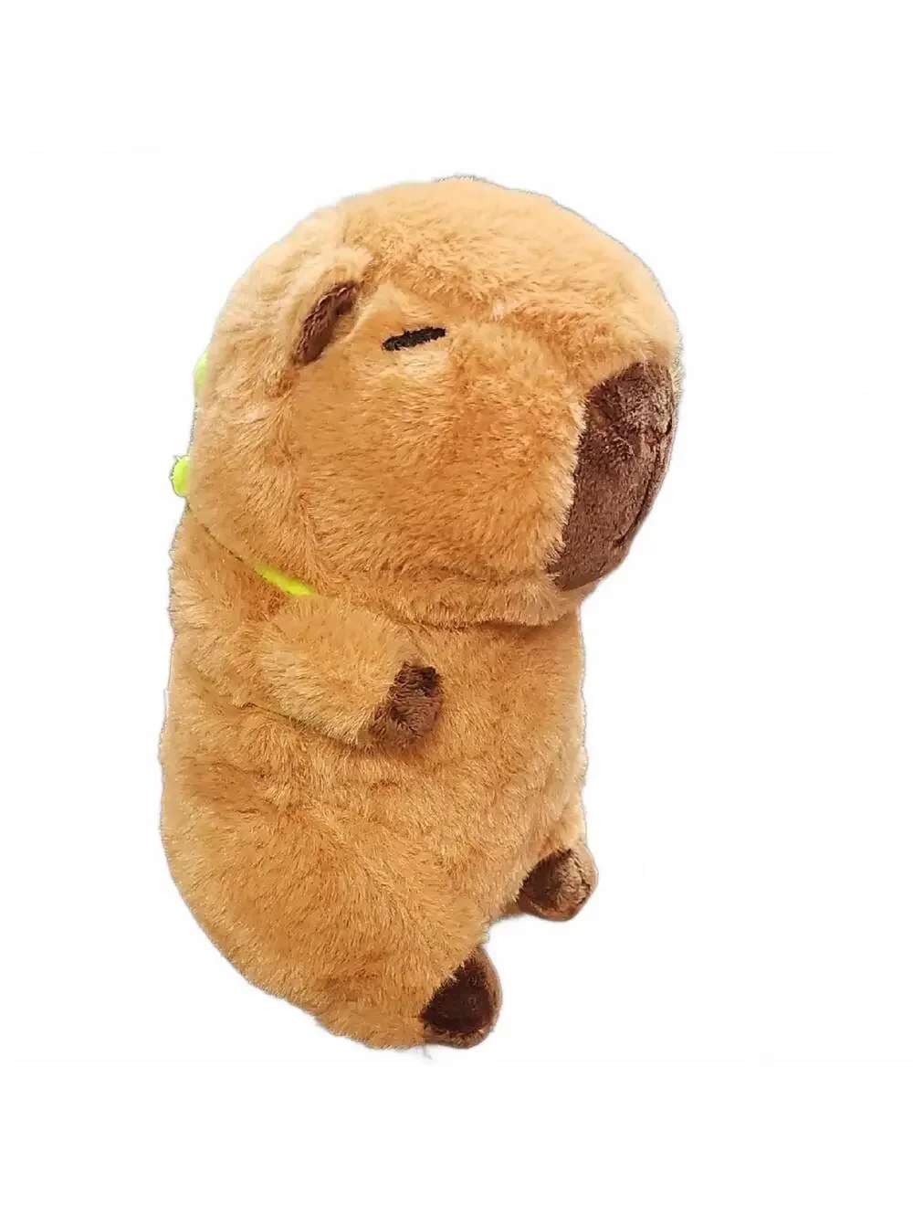 Brown Turtle Backpack Capybara Plush Toy 8 in  - Soft Cuddly Pillow and Doll